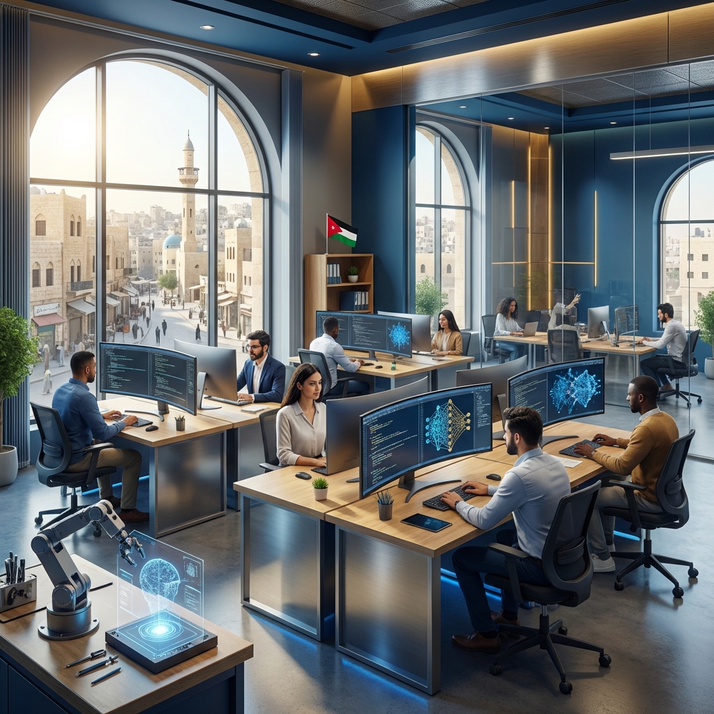 شركة تطوير برمجيات ذكاء اصطناعي في الأردن